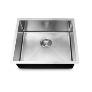 Stainless Steel Handmade Top/Undermount Single Bowl Kitchen Sink 440*440*205mm